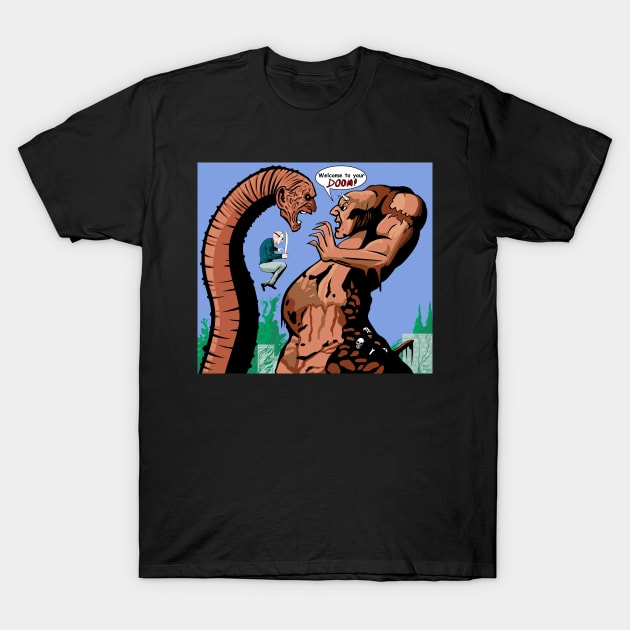 Altered Beast vs Freddy and Jason T-Shirt by DougSQ